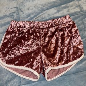 Romwe velvet shorts